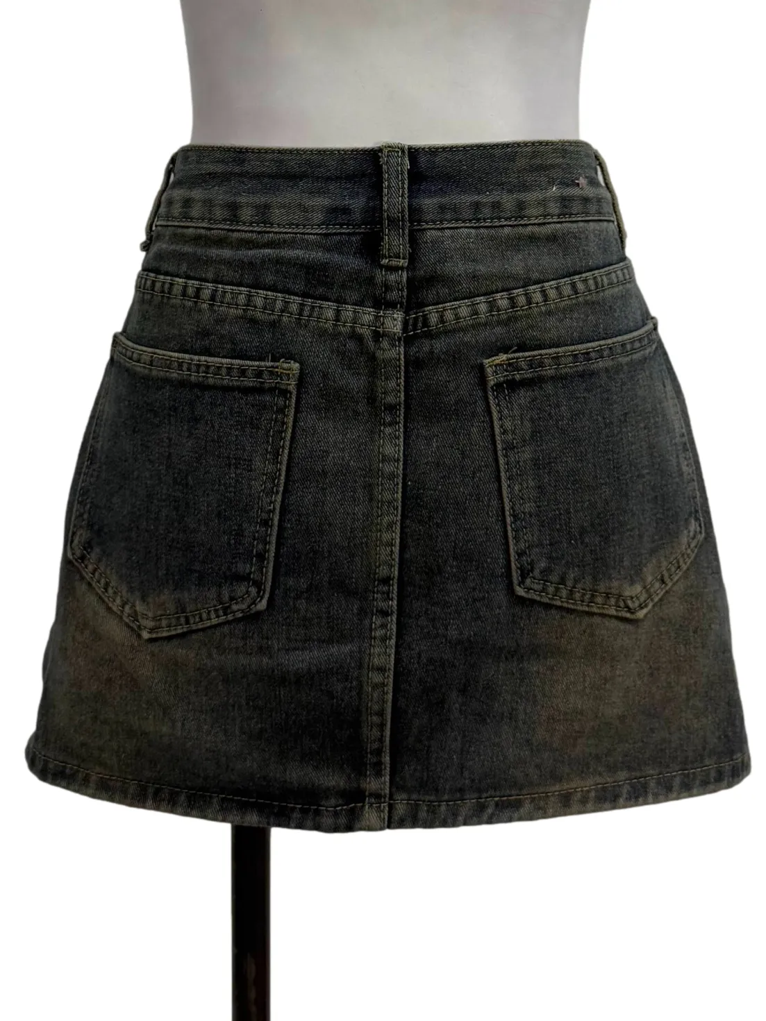 Dark Blue Denim Skirts
