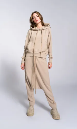 Deep Drop Crotch Cotton Pants