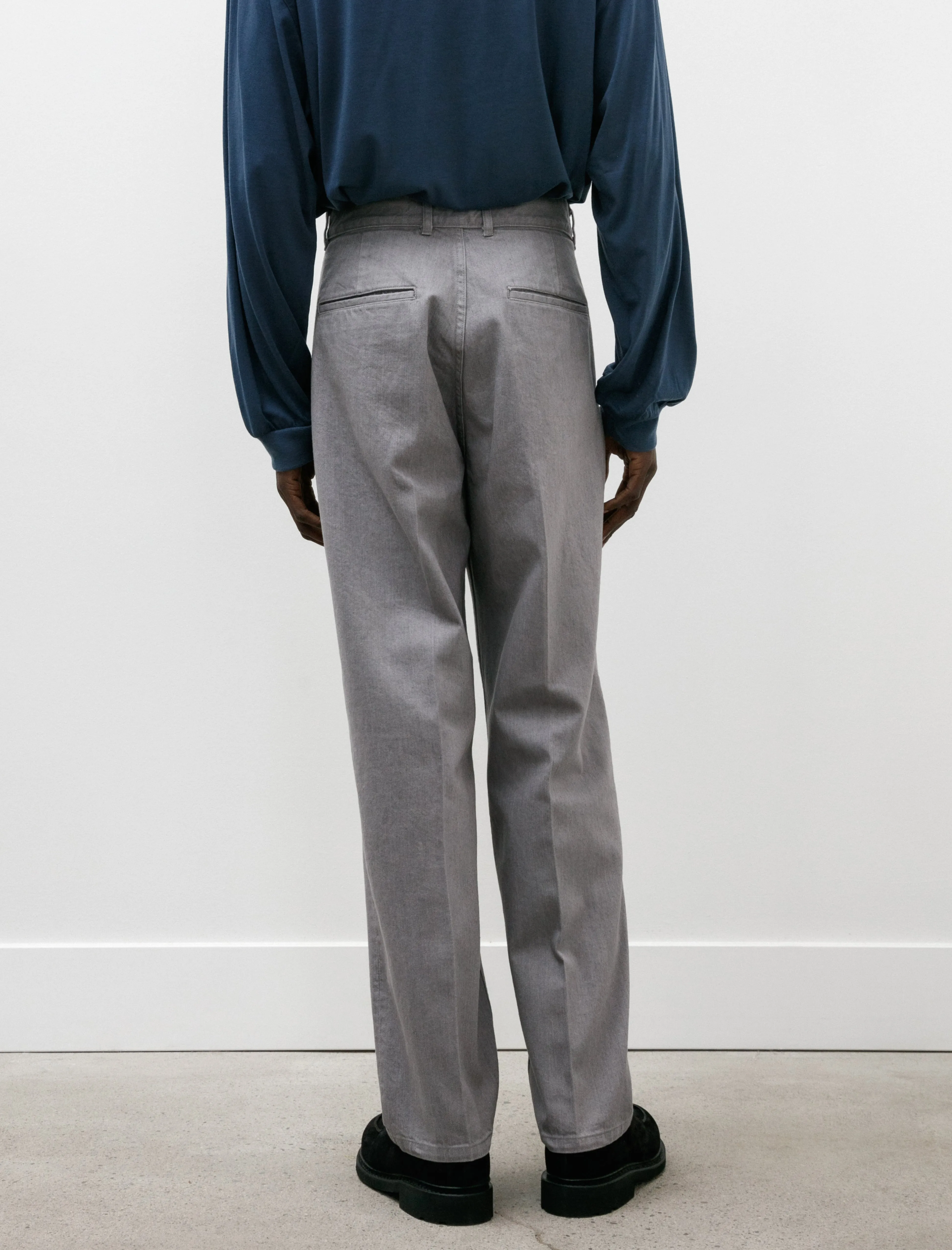 Denim Slacks Grey