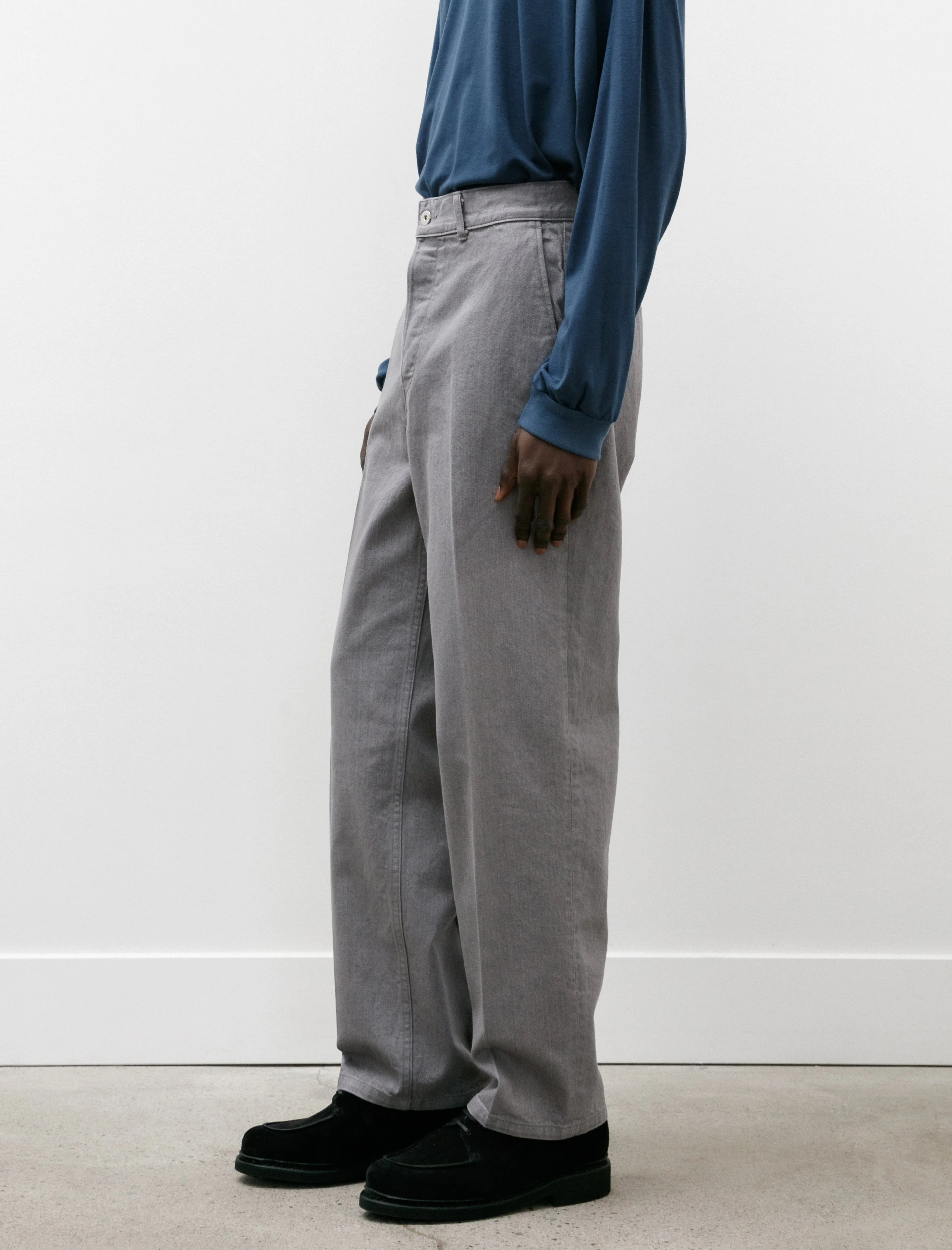 Denim Slacks Grey