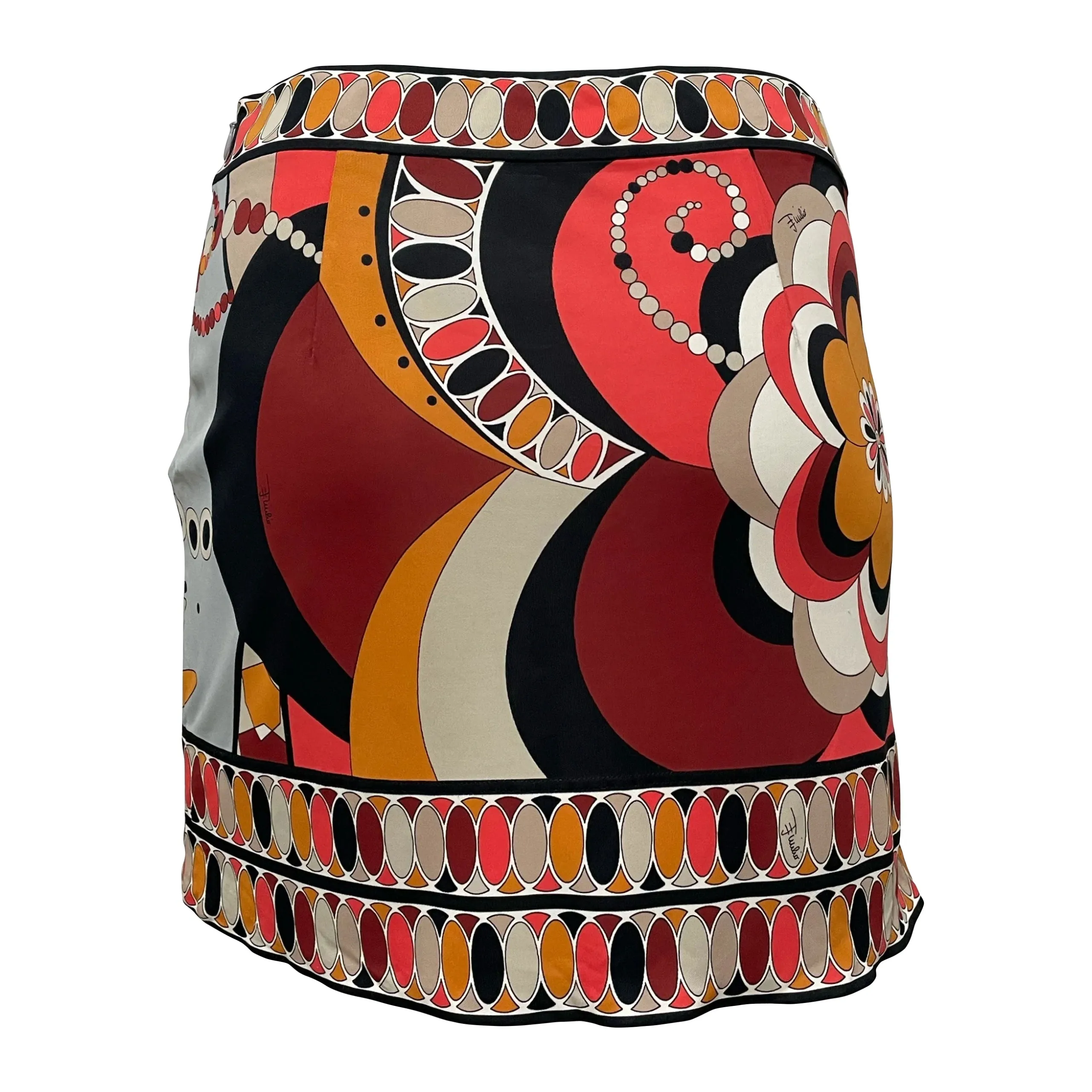 EMILIO PUCCI Floral Print Mini Skirt