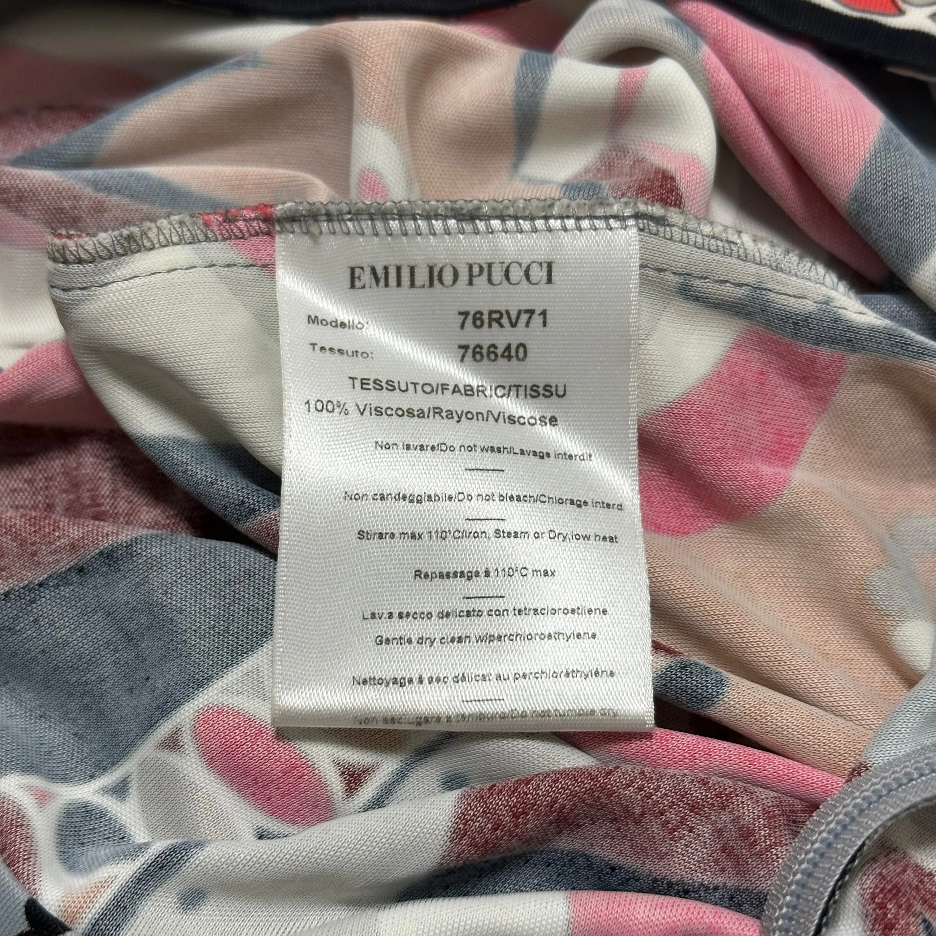 EMILIO PUCCI Floral Print Mini Skirt