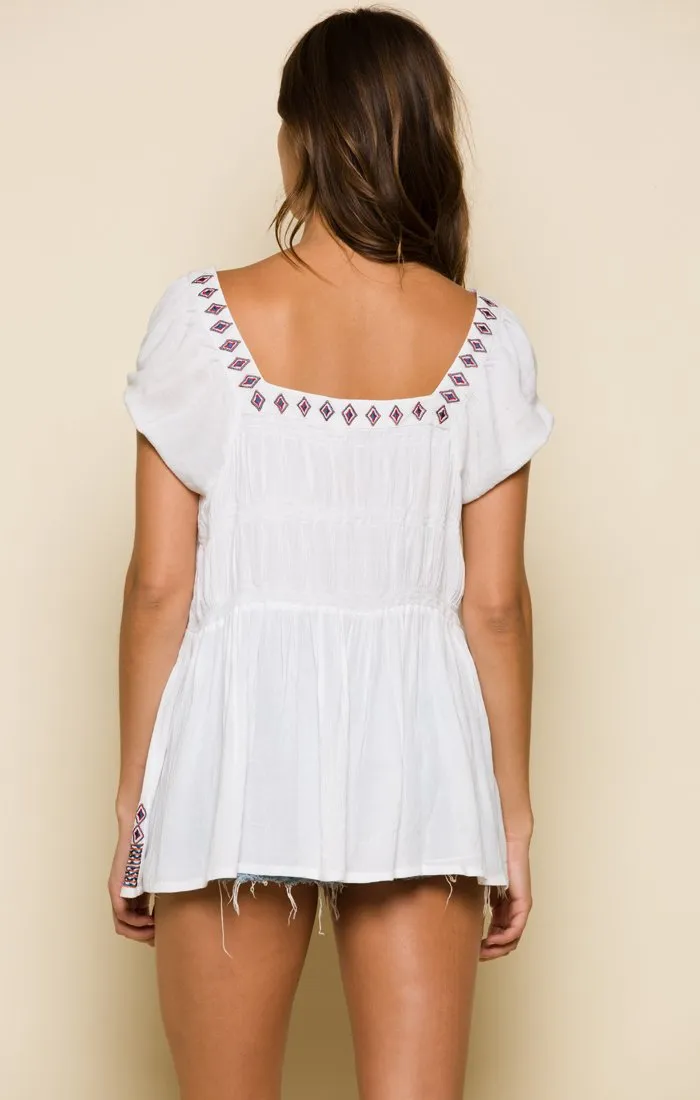 ENSENADA PEASANT TOP
