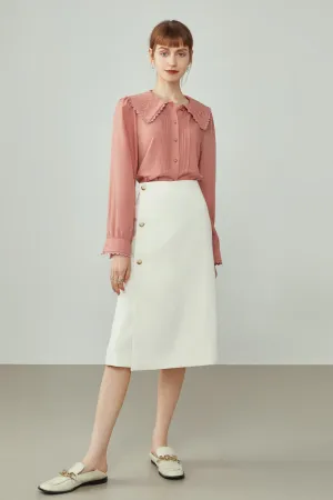 Fansilanen | Milan Pink Embroidered Shirt