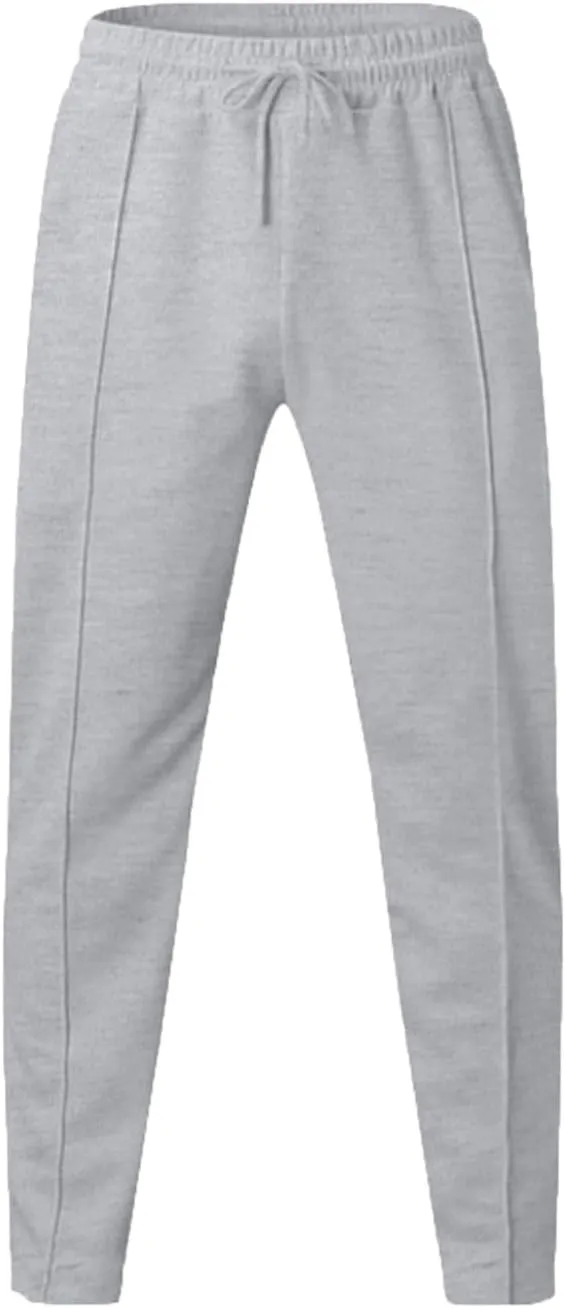 Finelylove Mens Sweatpants Stretchy Lightweight Workout Pants Pleated Front Tapered Leisure Trousers with Pockets