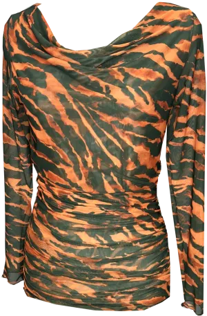 Fire  Ruched Top