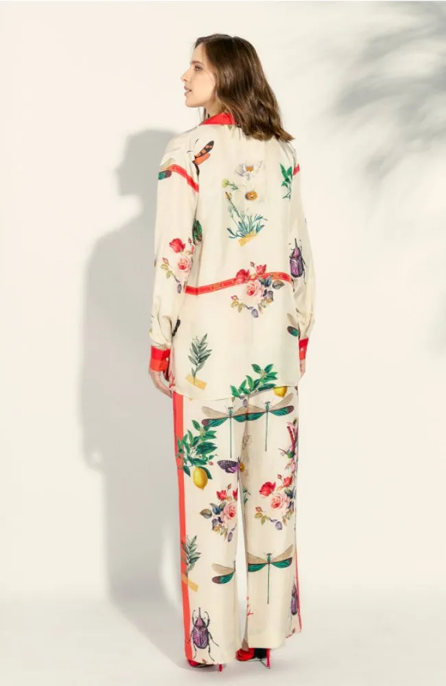 Floral Prism Silk Coord Set