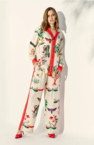 Floral Prism Silk Coord Set