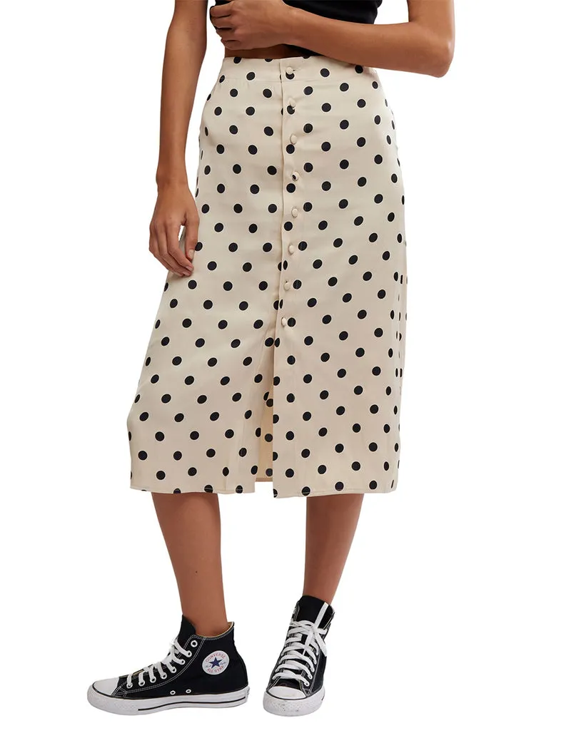 Free People Analise Polka Dot Skirt