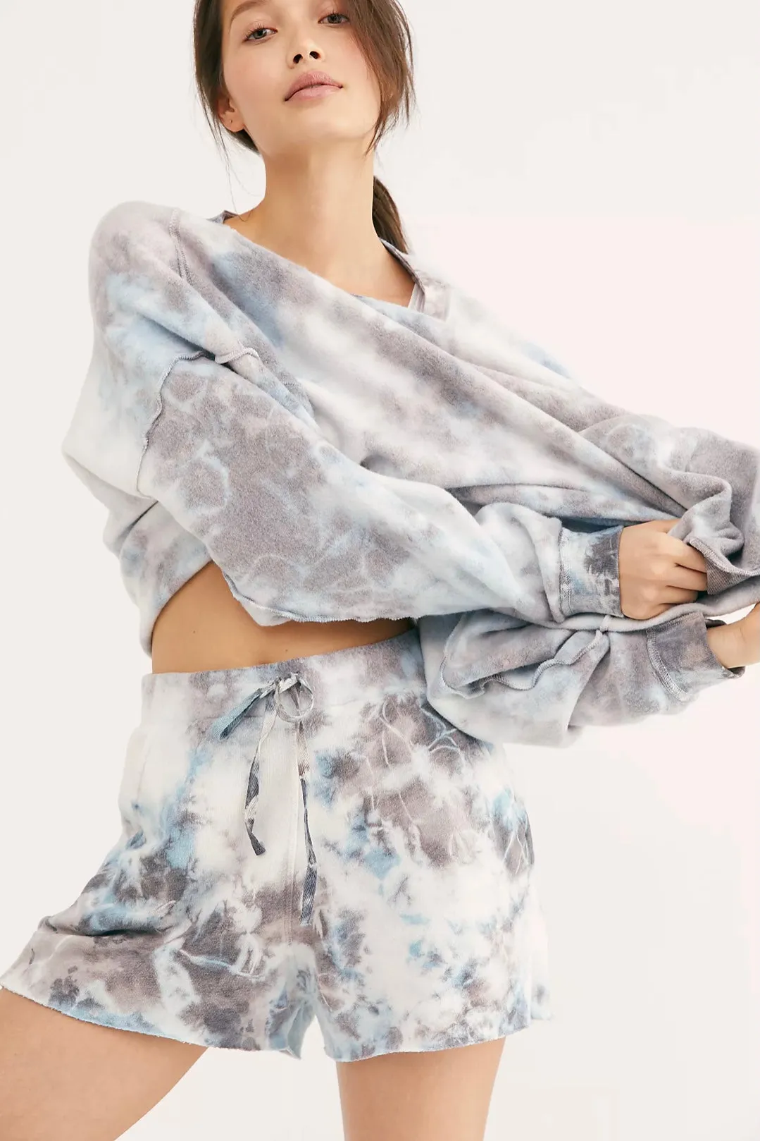 Free People Kelly Washed Short Set
