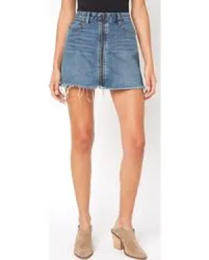 Free People Mini Zip It Up Skirt