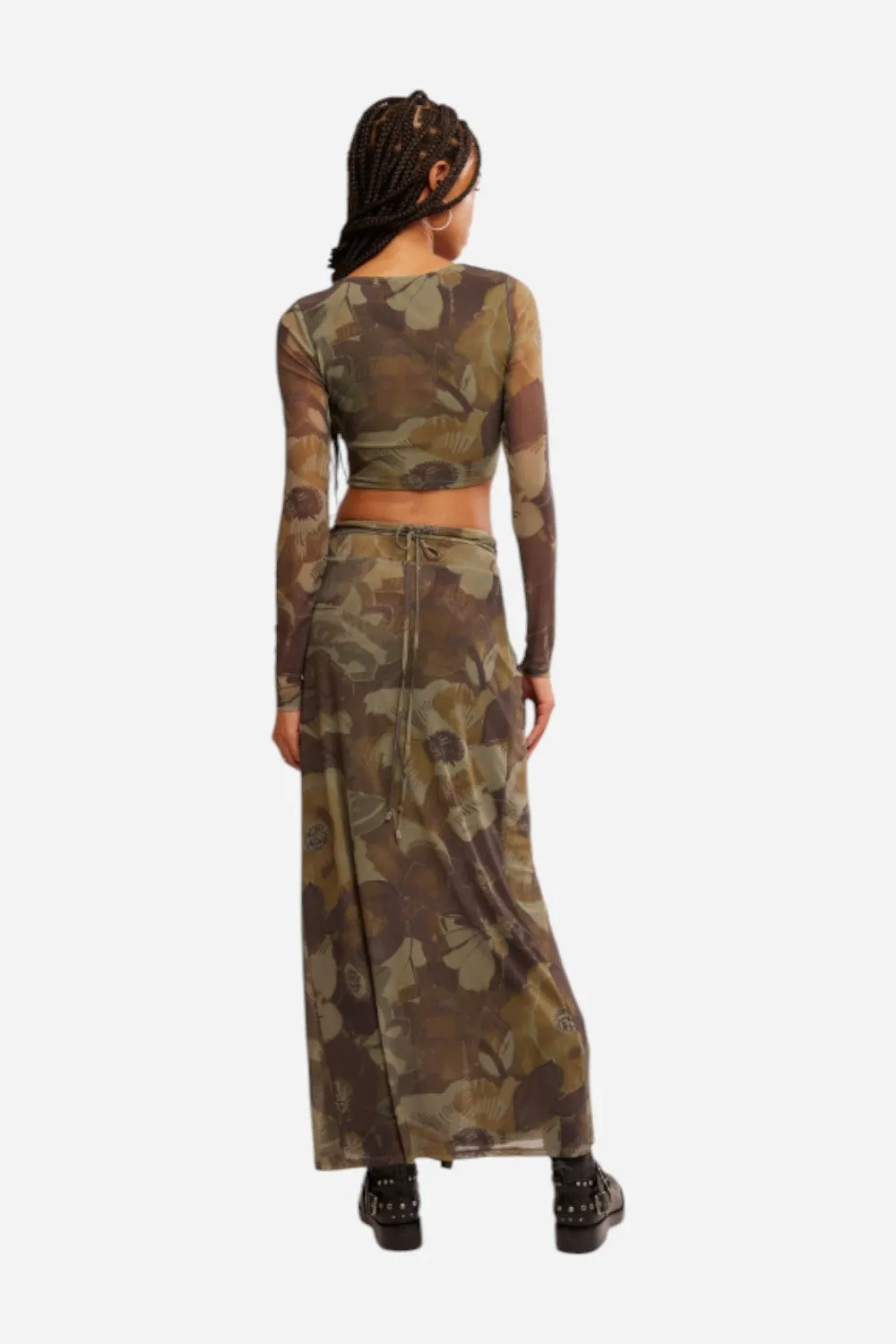 Free People Supernova Set in Army Combo
