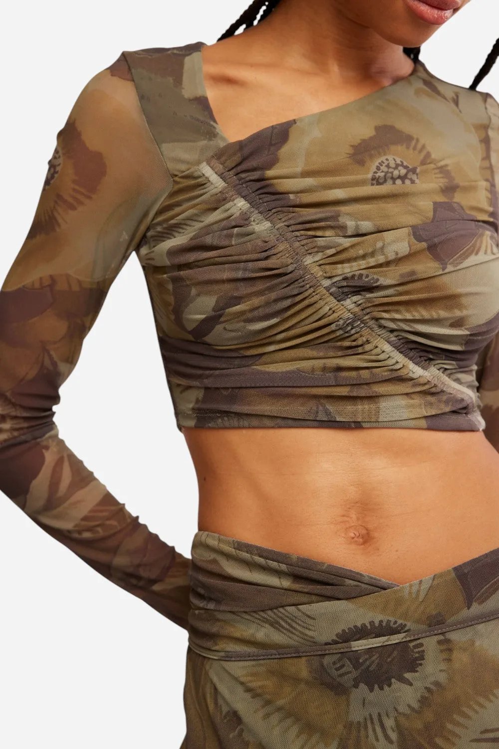 Free People Supernova Set in Army Combo