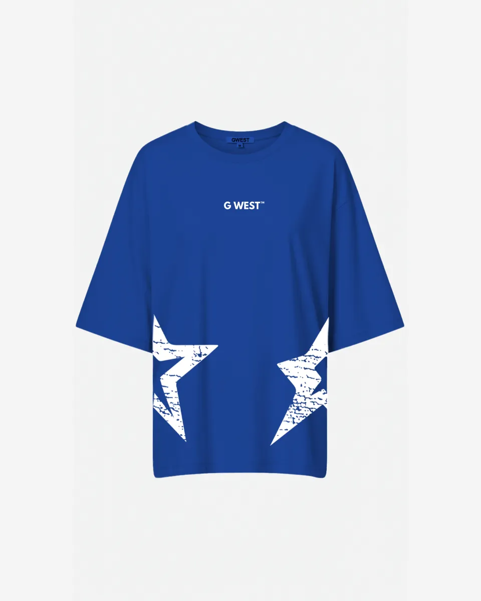 G West Oversized Brooklyn Arch Logo Tee -WOMEN