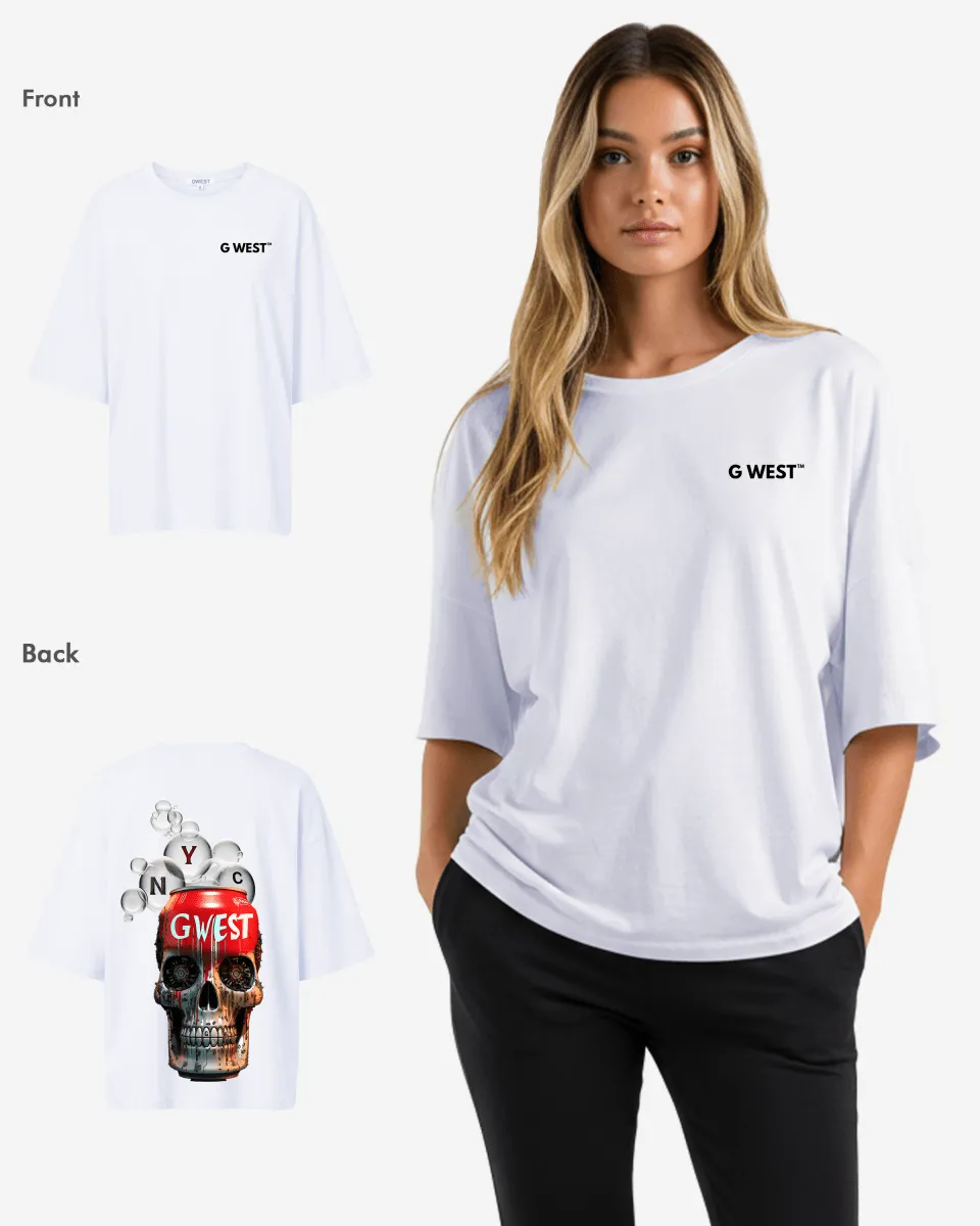 G West Oversized Nyc Can T-Shirt - WOMEN