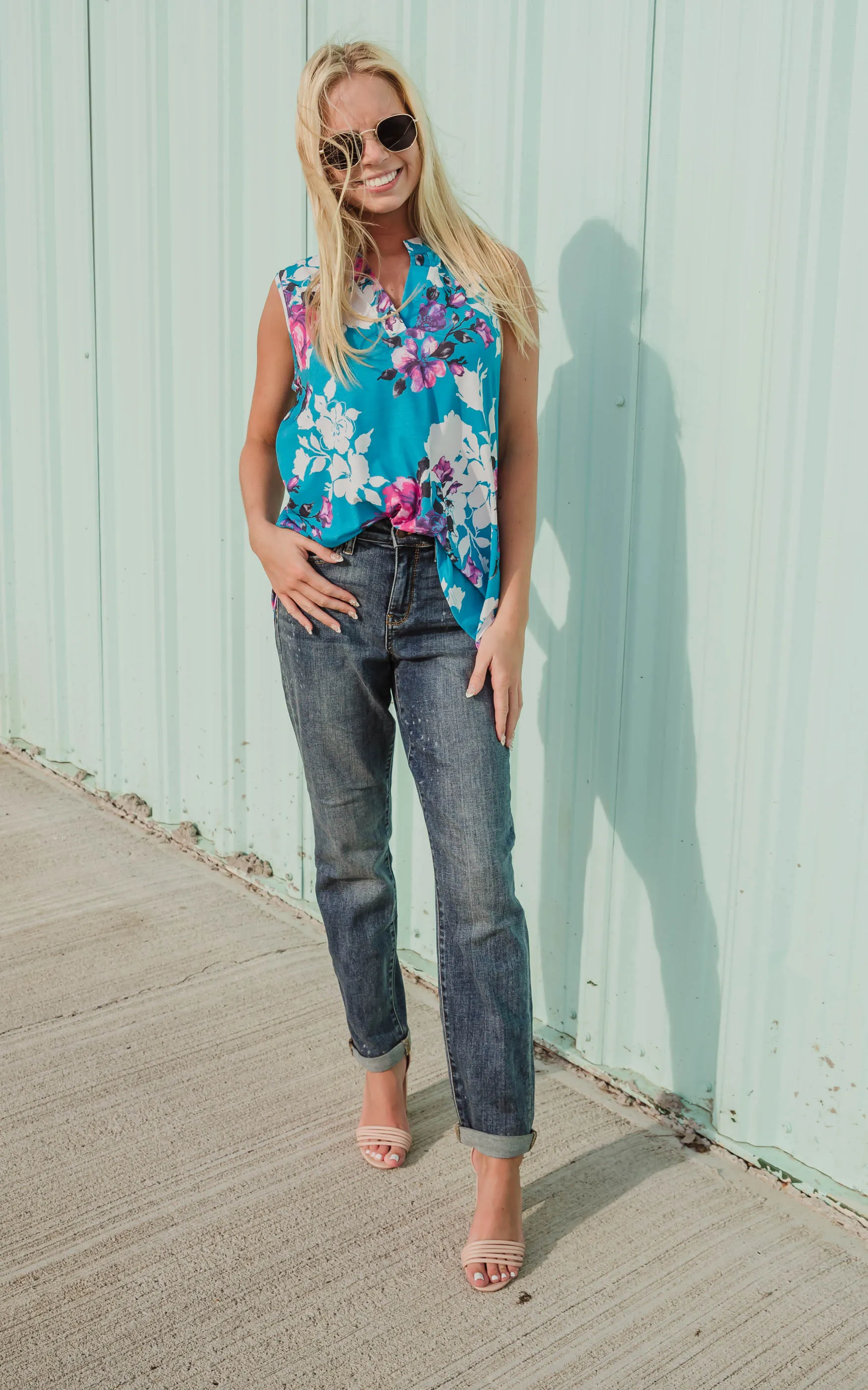 Gabby Floral Tank Top - Final Sale