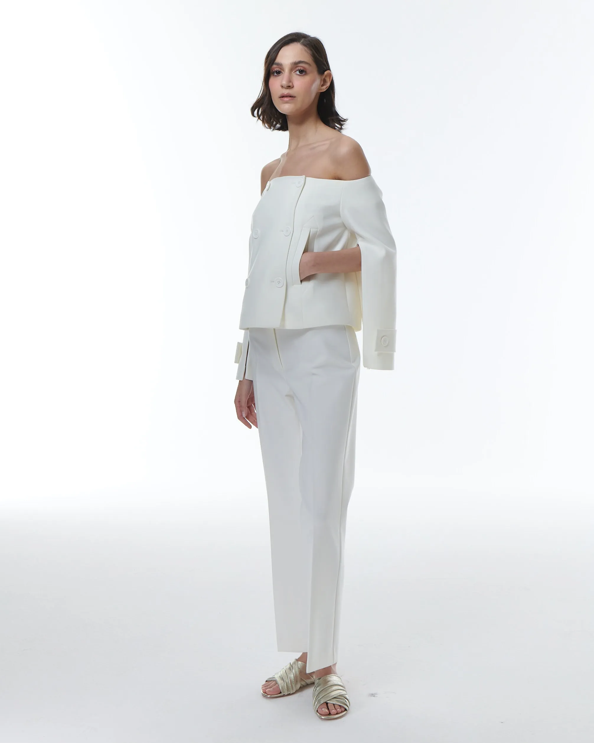 Gaia Grommet Belt Bootcut Pant