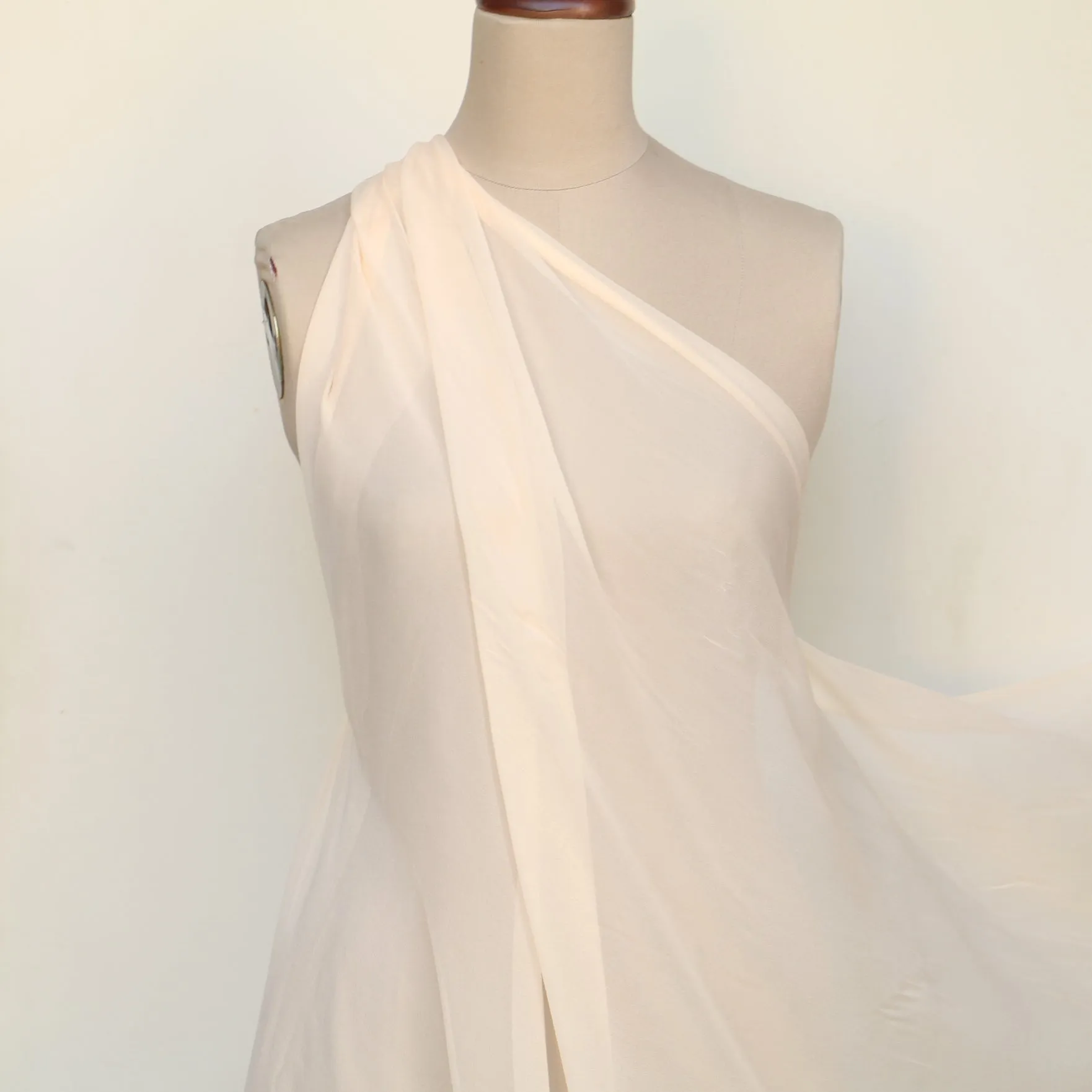 Gette Melon Silk Georgette