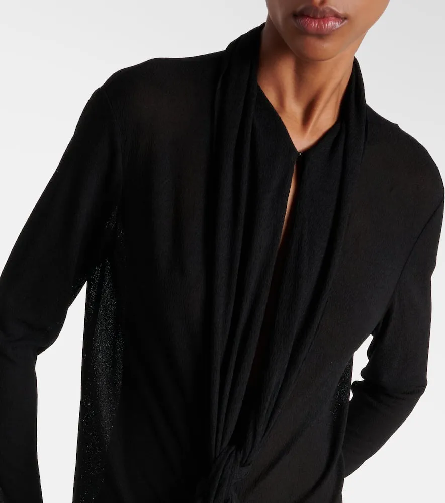 Givenchy Ruched jersey maxi dress