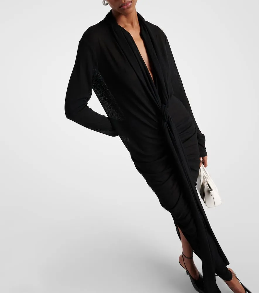 Givenchy Ruched jersey maxi dress