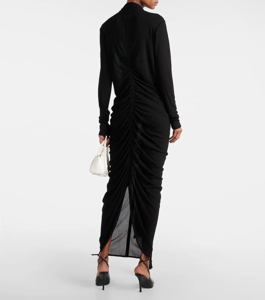 Givenchy Ruched jersey maxi dress