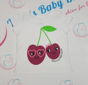 Glitter Cherry Graphic Tee