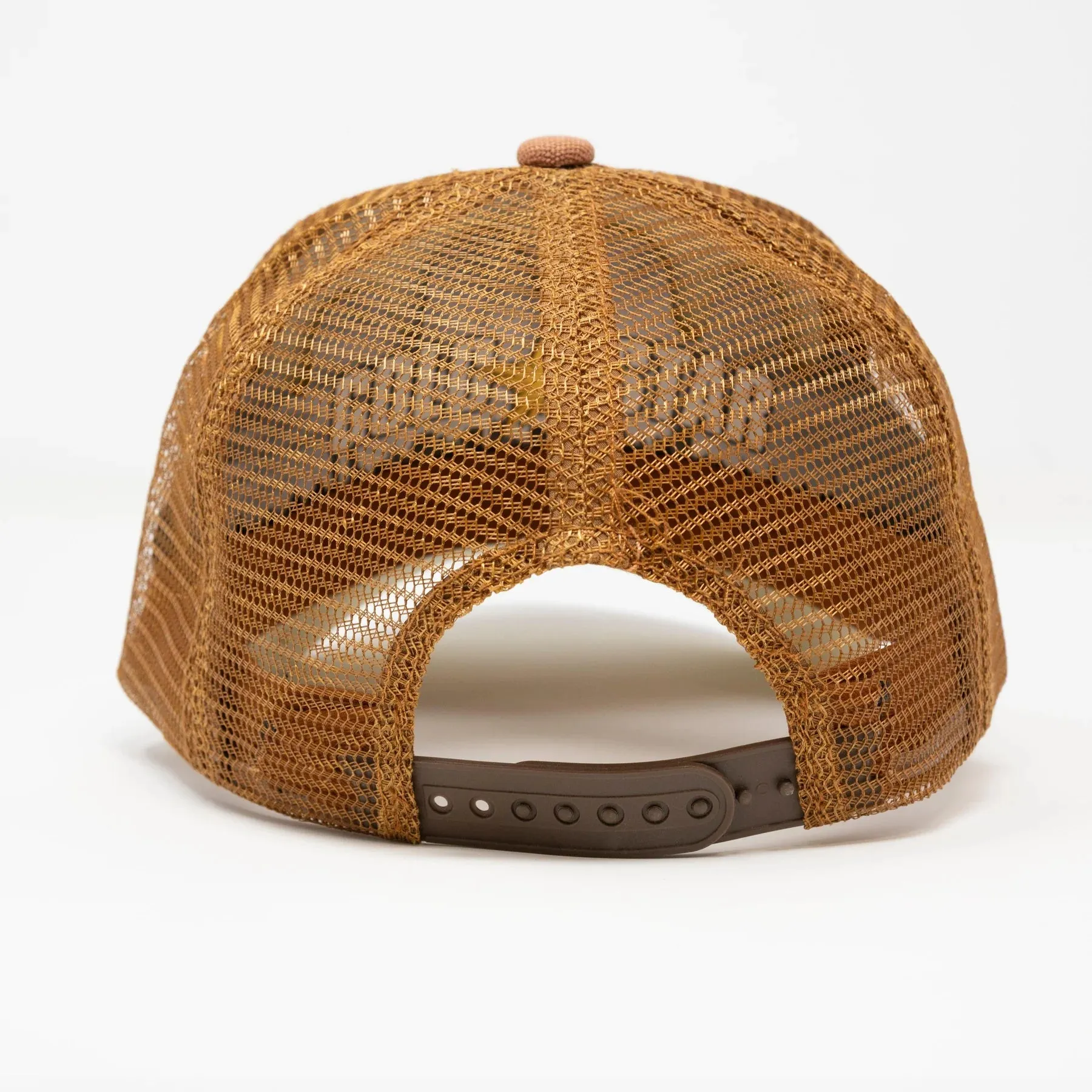 Goat Brown Beige Trucker Hat (Brown) - GS256