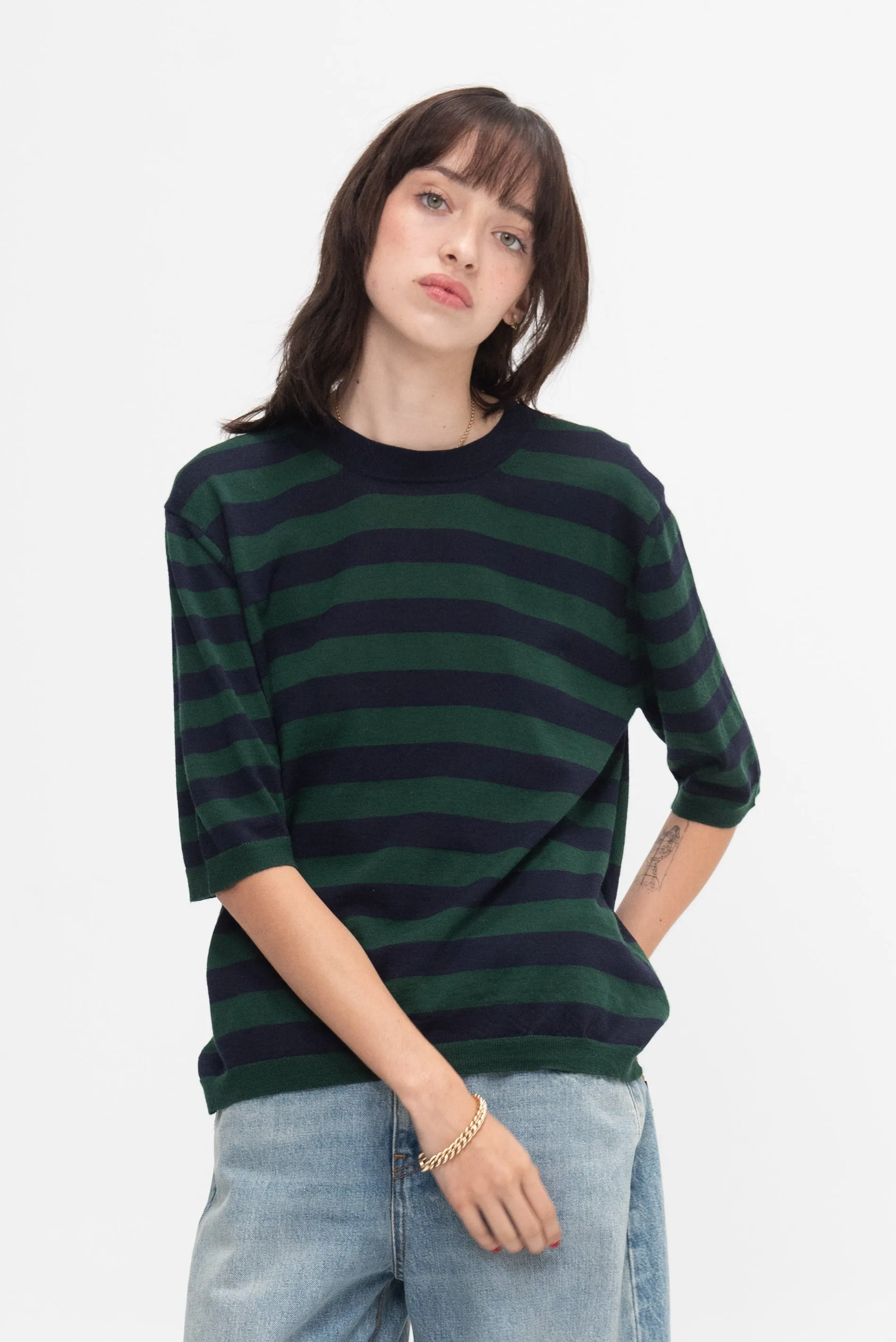 Hal Striped Crewneck
