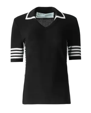 Half Sleeve Polo V-Neck Shirt