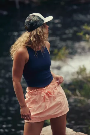 In The Wild Skort-Pastel Peach