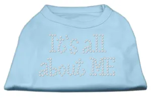 It's All About Me Rhinestone Shirts Baby Blue M (12)