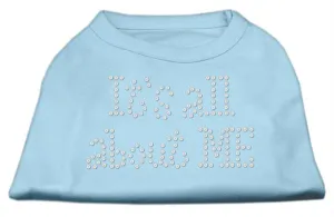 It's All About Me Rhinestone Shirts Baby Blue XXL (18)