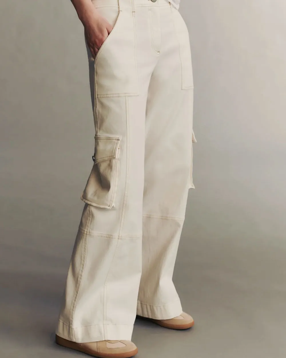 Ivory Coop Cargo Pant