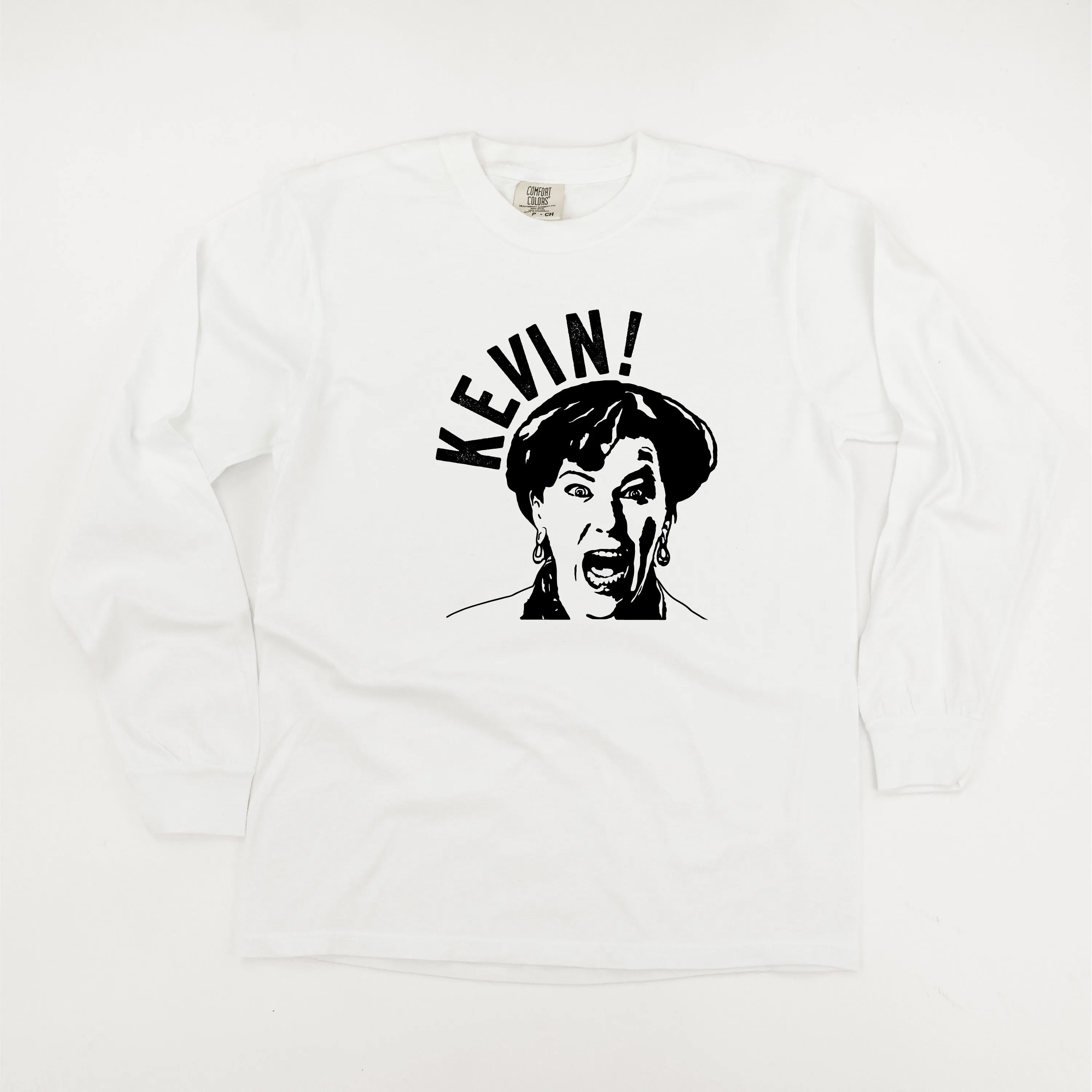KEVIN! - LONG SLEEVE Comfort Colors Tee