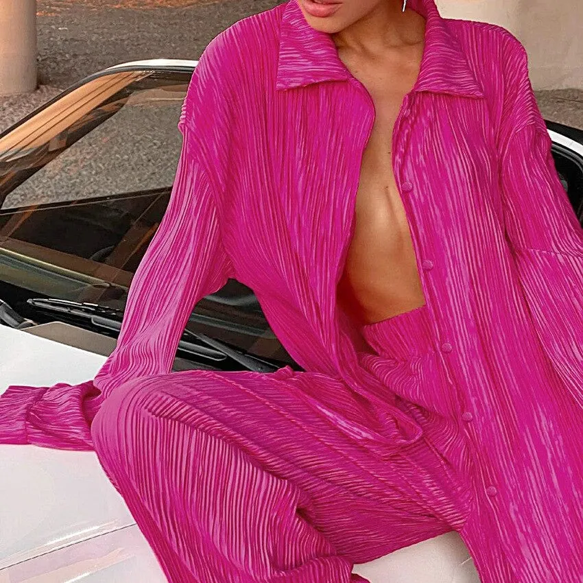 Lauren Pleated Coord Set