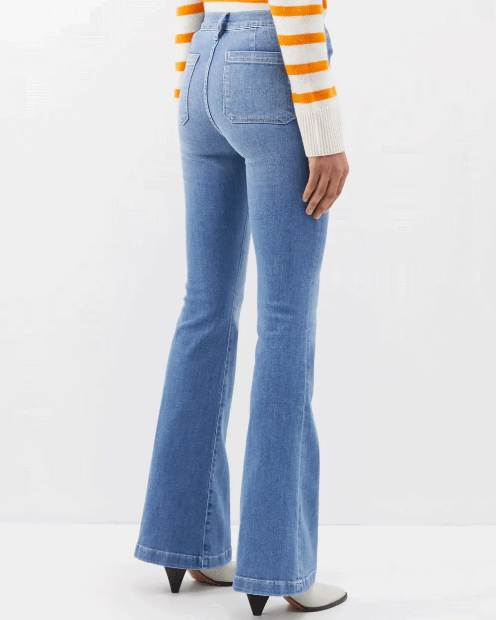 Le Bardot Flare Jean in Jonah