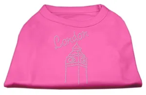 London Rhinestone Shirts Bright Pink L (14)
