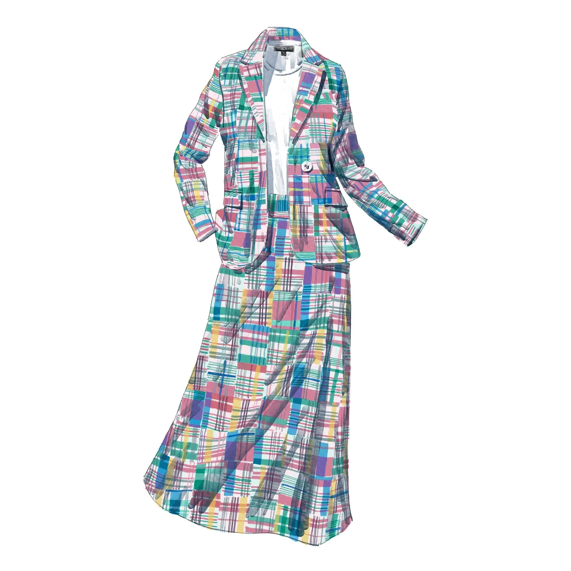Madras Skirt