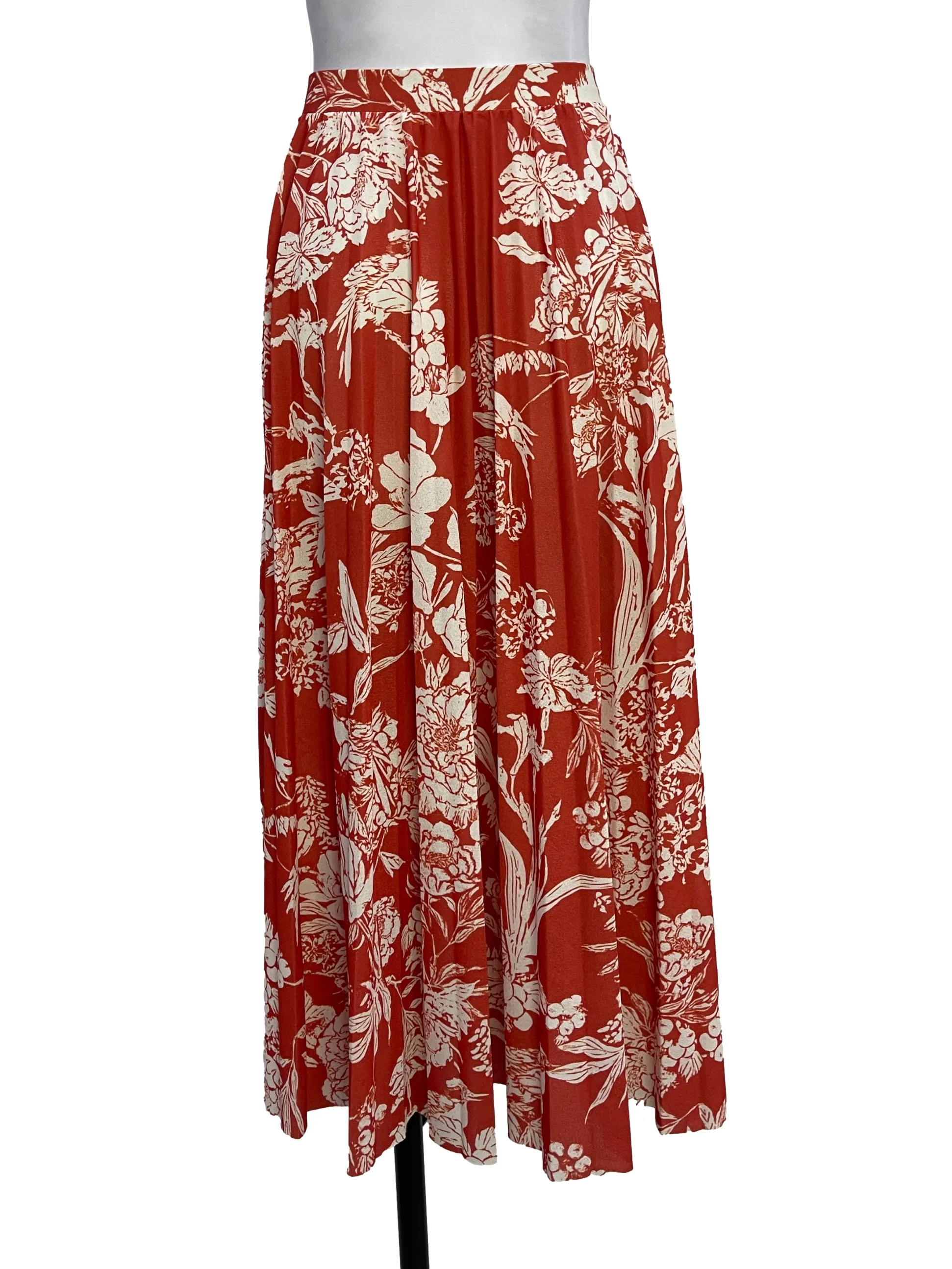 Marmalade Orange Floral Skirts