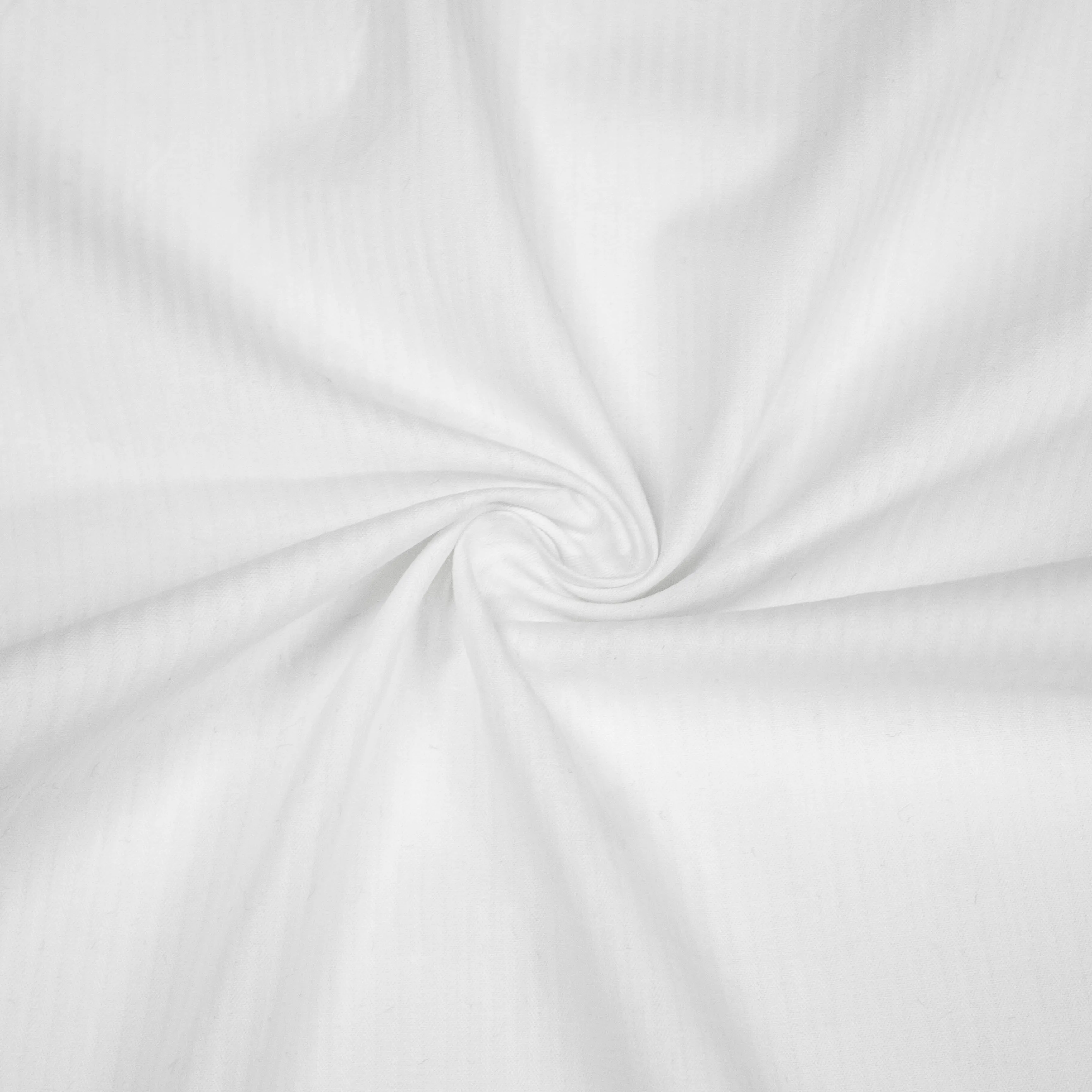 Matine White Striped Cotton