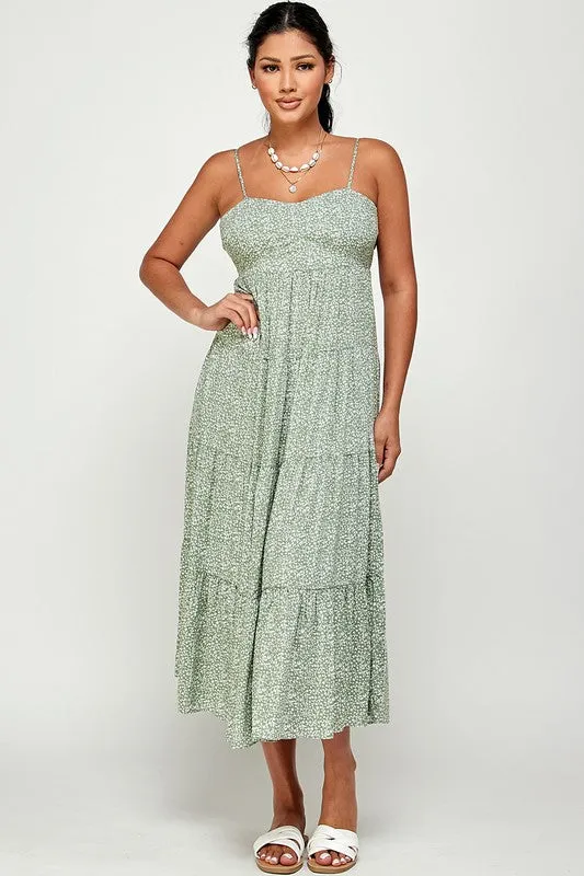 Meadows Maxi Dress with Back Tie