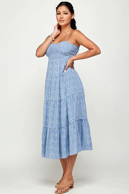 Meadows Maxi Dress with Back Tie