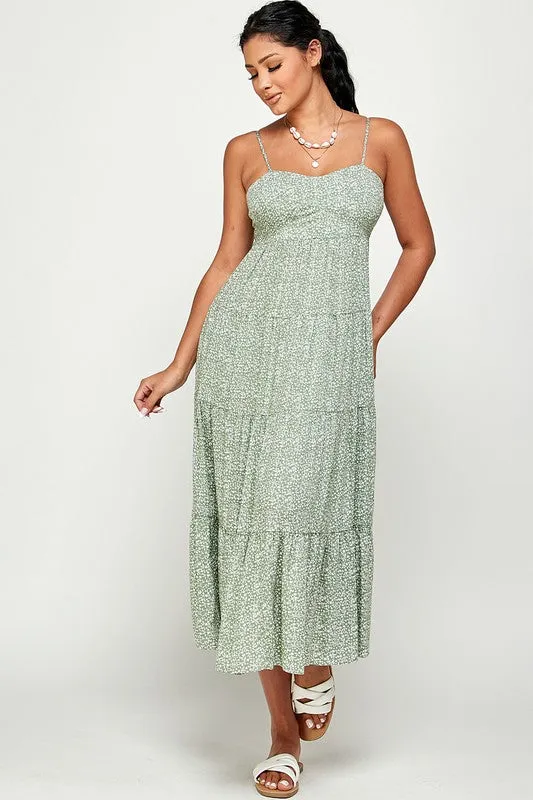 Meadows Maxi Dress with Back Tie