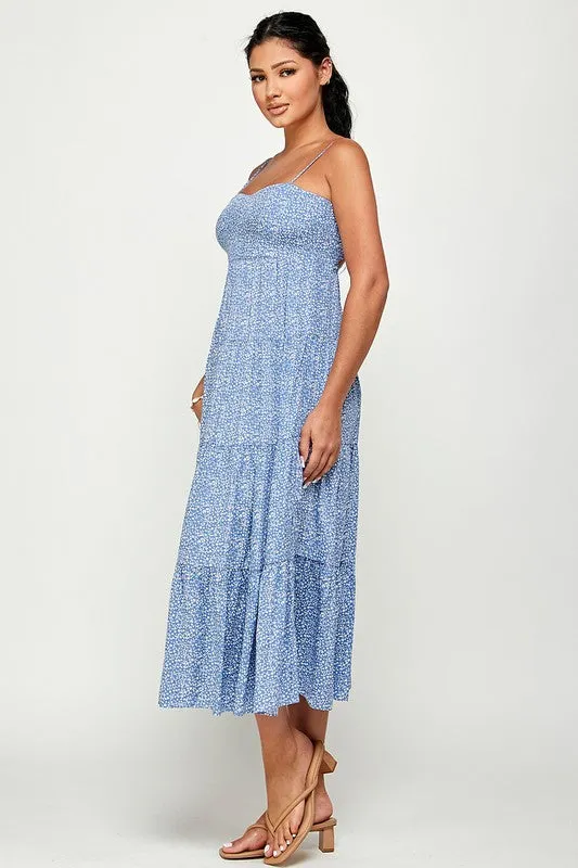 Meadows Maxi Dress with Back Tie