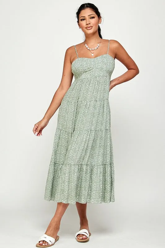 Meadows Maxi Dress with Back Tie