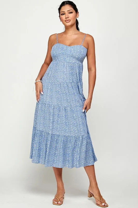 Meadows Maxi Dress with Back Tie
