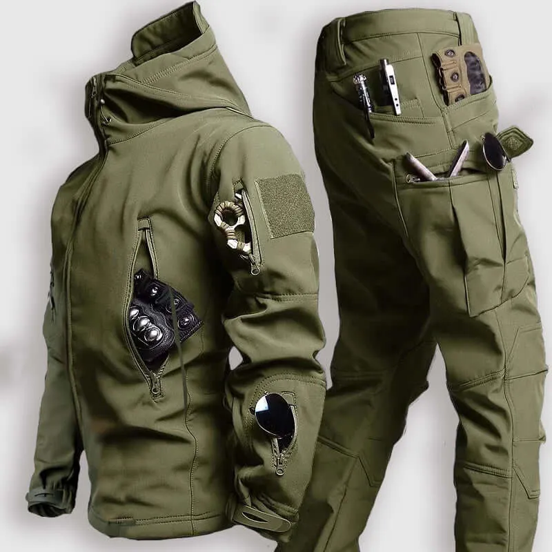 Men's Camouflage Winter Jacket & Pants Set
