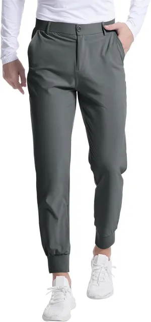 Men's Golf Joggers Pants Stretch Slim Fit Work Dress Pants Athletic Casual Sweatpants Lightweight Casual Comfy Trouser Men's Golf Joggers Pants Stretch Slim Fit Work Dress Pants Athletic Casual Sweatpants Lightweight Casual Comfy Trouser