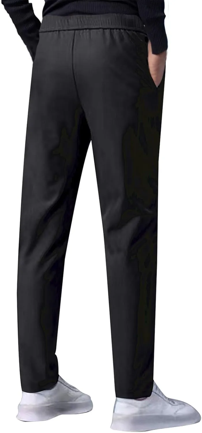 Mens Golf Joggers Slim Fit Casual Palcomfy Beeswan Pants Tapered Ultra Stretch Quick Drying Summer Pants w/Pockets