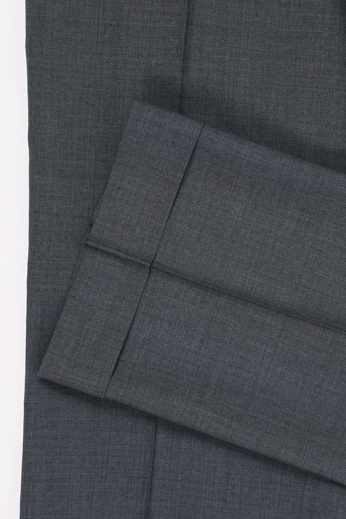 Merino Tropical Wool Piped Stem Trousers - Gray